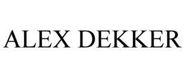 ALEX DEKKER trademark