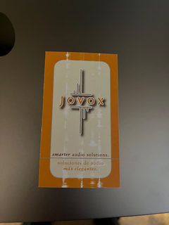 JOVOX SMARTER AUDIO SOLUTIONS. SOLUCIONES DE AUDIO MÁS ELEGANTES. trademark