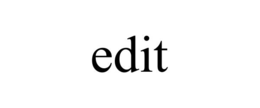 EDIT trademark