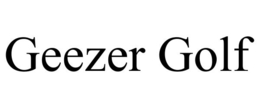 GEEZER GOLF trademark