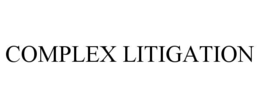 COMPLEX LITIGATION trademark
