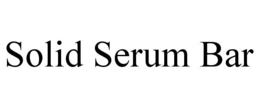 SOLID SERUM BAR trademark