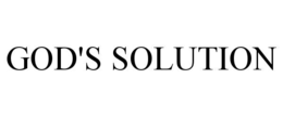 GOD'S SOLUTION trademark