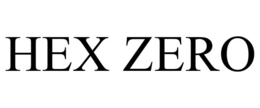 HEX ZERO trademark