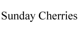SUNDAY CHERRIES trademark