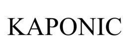 KAPONIC trademark