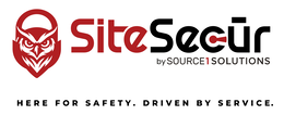 SITESECŪR BY SOURCE 1 SOLUTIONS HERE FOR SAFETY. DRIVEN BY SERVICE. trademark