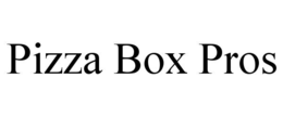 PIZZA BOX PROS trademark