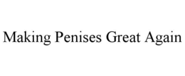 MAKING PENISES GREAT AGAIN trademark