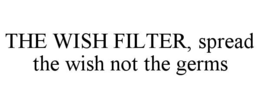 THE WISH FILTER, SPREAD THE WISH NOT THE GERMS trademark