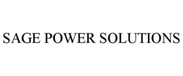 SAGE POWER SOLUTIONS trademark