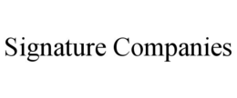 SIGNATURE COMPANIES trademark