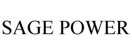 SAGE POWER trademark