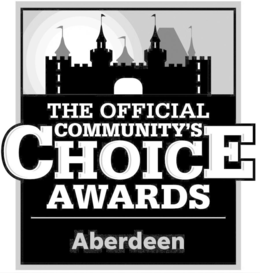 THE OFFICIAL COMMUNITY'S CHOICE AWARDS ABERDEEN trademark