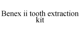 BENEX II TOOTH EXTRACTION KIT trademark