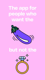 THE APP FOR PEOPLE WHO WANT THE BUT NOT THE trademark
