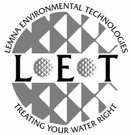LEMNA ENVIRONMENTAL TECHNOLOGIES TREATING YOUR WATER RIGHT LET trademark