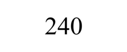 240 trademark