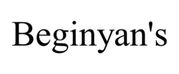 BEGINYAN'S trademark