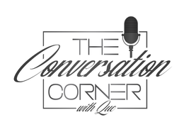 THE CONVERSATION CORNER WITH QUE trademark