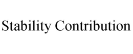 STABILITY CONTRIBUTION trademark