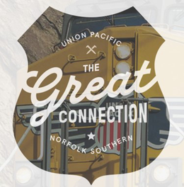 UNION PACIFIC THE GREAT CONNECTION NORFOLK SOUTHERN trademark