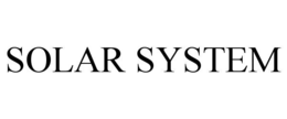 SOLAR SYSTEM trademark