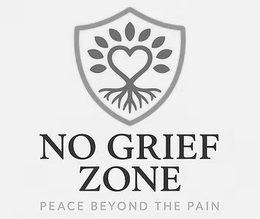 NO GRIEF ZONE PEACE BEYOND THE PAIN trademark