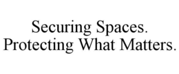 SECURING SPACES. PROTECTING WHAT MATTERS. trademark