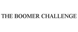 THE BOOMER CHALLENGE trademark