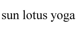 SUN LOTUS YOGA trademark