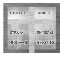 SENSATIONAL SPIRITUAL STEAM ROOMS PHYSICAL RESULTS trademark