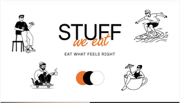 STUFF WE EAT EAT WHAT FEELS RIGHT trademark