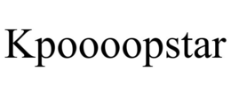 KPOOOOPSTAR trademark