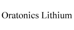 ORATONICS LITHIUM trademark
