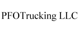 PFOTRUCKING LLC trademark