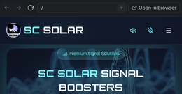 SC SOLAR  SIGNAL BOOSTER - - SC SOLAR SIGNAL BOOSTER trademark