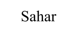 SAHAR trademark