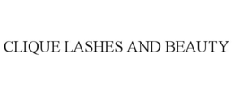CLIQUE LASHES AND BEAUTY trademark