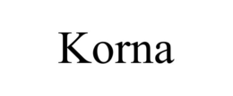 KORNA trademark