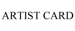 ARTIST CARD trademark
