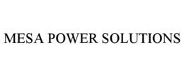 MESA POWER SOLUTIONS trademark