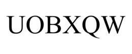 UOBXQW trademark