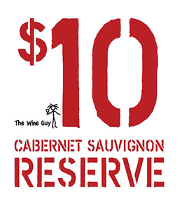 $10 THE WINE GUY CABERNET SAUVIGNON RESERVE trademark