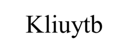 KLIUYTB trademark