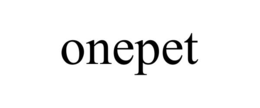 ONEPET trademark