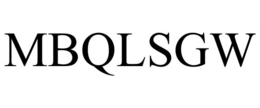 MBQLSGW trademark