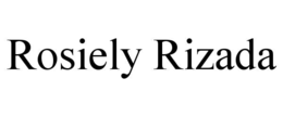 ROSIELY RIZADA trademark