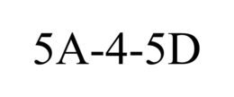 5A-4-5D trademark