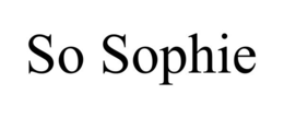 SO SOPHIE trademark